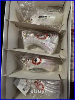 Christopher Radko THE BOO BOYS Set of 4 Original Box. SEALED/NEVER OPENED wraps