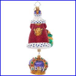 Christopher Radko THE KING OF CHRISTMAS LE Ornament 1021496 Royal Santa