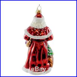 Christopher Radko THE MIRACLE OF SANTA Glass Limited Edition Ornament