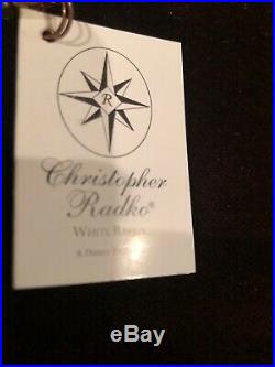 Christopher Radko THE WHITE RABBIT from ALICE IN WONDERLAND Ornament New In Box