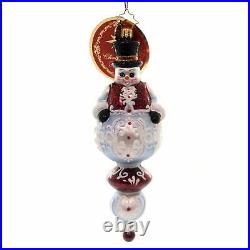 Christopher Radko TOP OF HIS GAME Glass Snowman 1019512