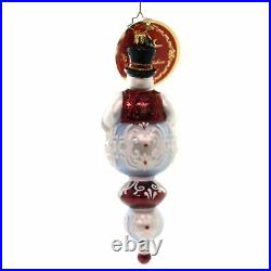 Christopher Radko TOP OF HIS GAME Glass Snowman 1019512