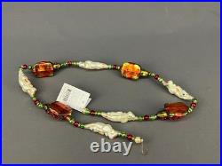 Christopher Radko TORTOISE AND THE HARE 99-025-0 Blown Glass 36 Garland withBox