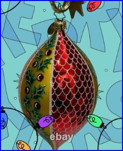 Christopher Radko Teardrop Christmas Ornament (Three Available) Fantasia