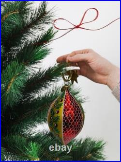 Christopher Radko Teardrop Christmas Ornament (Three Available) Fantasia