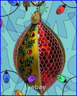 Christopher Radko Teardrop Christmas Ornament (Three Available) Fantasia