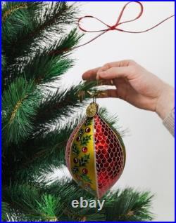 Christopher Radko Teardrop Christmas Ornament (Three Available) Fantasia