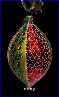 Christopher Radko Teardrop Christmas Ornament (Three Available) Fantasia