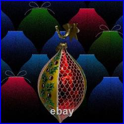 Christopher Radko Teardrop Christmas Ornament (Three Available) Fantasia