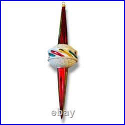 Christopher Radko Thunderbolt Christmas Ornament 12.5 Number 92-178-0