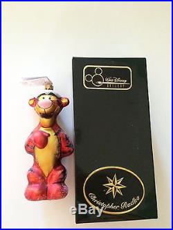 Christopher Radko Tigger Christmas Ornament Limited Edition #3653 /5000 Box Tag
