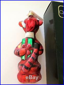 Christopher Radko Tigger Christmas Ornament Limited Edition #3653 /5000 Box Tag