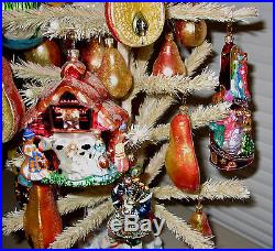 Christopher Radko Twelve Days of Christmas, CR Tree & 18 CR Pear Ornaments -ISW