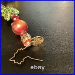 Christopher Radko Twelve Days of Christmas Glass Garland Ornament Hand Painted