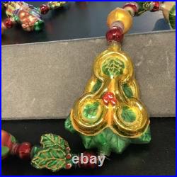 Christopher Radko Twelve Days of Christmas Glass Garland Ornament Hand Painted
