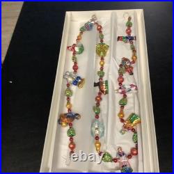 Christopher Radko Twelve Days of Christmas Glass Garland Ornament Hand Painted