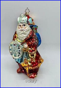 Christopher Radko VIKING CLAUS glass ornament 2003 Santa Through Centuries