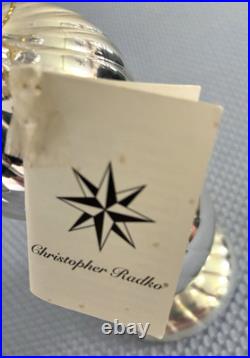 Christopher Radko Vintage Rare Silver Filial Stand 13 inches high New with tags Christopher Radko Vintage Rare Silver Filial Stand 13 inches high New with tags