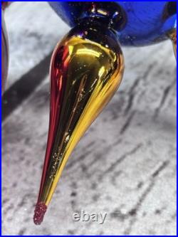 Christopher Radko Vintage Reflector Finial 00-500-0 17 Glass Tree Topper Rare