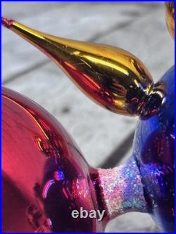 Christopher Radko Vintage Reflector Finial 00-500-0 17 Glass Tree Topper Rare