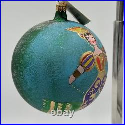Christopher Radko Vintage Retired 1997 Persian Magic 5 Christmas Ball MINT