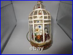 Christopher Radko WINTER ARBORETUM Dome Globe Christmas Ornament 1018557 +Tag