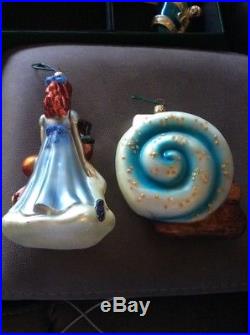 Christopher Radko Walt Disney Peter Pan Mouth-Blown Glass Ornament Set of 5