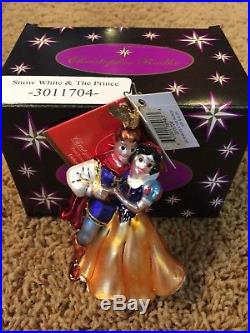 Christopher Radko Walt Disney Snow White & The Prince Exclusive Design Ornament