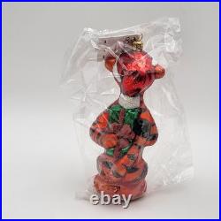 Christopher Radko Walt Disney Tigger Christmas Ornament New Read