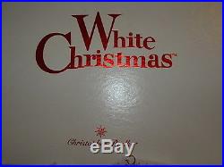 Christopher Radko White Christmas Kaye Crosby Ellen Clooney Glass Ornaments NIB