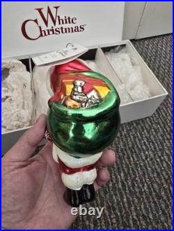 Christopher Radko White Christmas Movie Ornament Set- all 4 in Original Box RARE