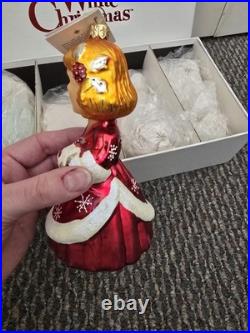 Christopher Radko White Christmas Movie Ornament Set- all 4 in Original Box RARE
