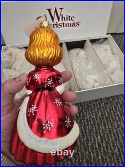 Christopher Radko White Christmas Movie Ornament Set- all 4 in Original Box RARE Christopher Radko White Christmas Movie Ornament Set- all 4 in Original Box RARE