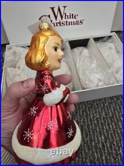 Christopher Radko White Christmas Movie Ornament Set- all 4 in Original Box RARE Christopher Radko White Christmas Movie Ornament Set- all 4 in Original Box RARE