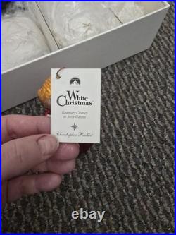 Christopher Radko White Christmas Movie Ornament Set- all 4 in Original Box RARE Christopher Radko White Christmas Movie Ornament Set- all 4 in Original Box RARE