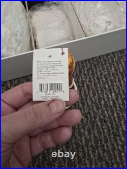 Christopher Radko White Christmas Movie Ornament Set- all 4 in Original Box RARE