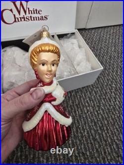 Christopher Radko White Christmas Movie Ornament Set- all 4 in Original Box RARE Christopher Radko White Christmas Movie Ornament Set- all 4 in Original Box RARE