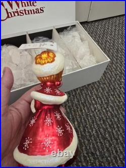 Christopher Radko White Christmas Movie Ornament Set- all 4 in Original Box RARE