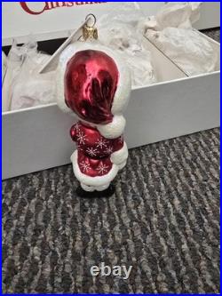 Christopher Radko White Christmas Movie Ornament Set- all 4 in Original Box RARE