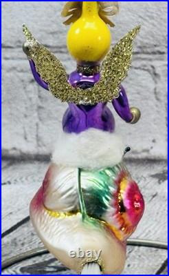 Christopher Radko Wings & A Snail 94-301-0 Rare Italy Glass Christmas Ornament