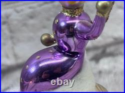 Christopher Radko Wings & A Snail 94-301-0 Rare Italy Glass Christmas Ornament