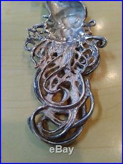 Christopher Radko Winter Spirit Sterling Pin / Pendant Ornament