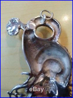 Christopher Radko Winter Spirit Sterling Pin / Pendant Ornament