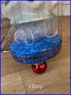 Christopher Radko Wire Ornament Santa Supreme 1010258 11 Large With Tag
