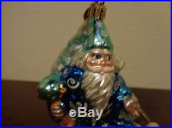 Christopher Radko Wizard Of Wishes Ornament Merlin Spring Wand 3010225 WT