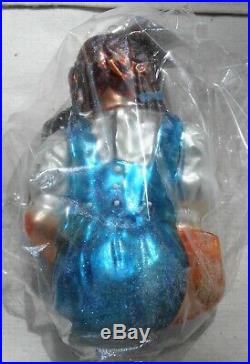 Christopher Radko Wizard of Oz Dorothy & Toto LE 1469/10000 Glass Ornament NIB