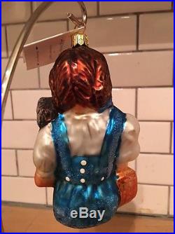 Christopher Radko Wizard of Oz Dorothy & Toto Ornament 1110 / 10000