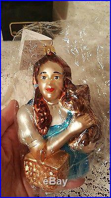 Christopher Radko Wizard of Oz Dorothy & Toto Ornament Sealed LE 4249/10000