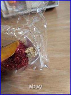 Christopher Radko Wizard of Oz Ruby Slippers Ornament Set Boxed LE #2389/10000