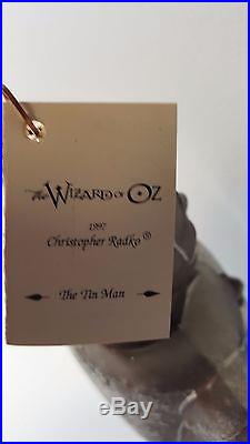 Christopher Radko Wizard of Oz The Tin Man Ornament NWT Limited Edition